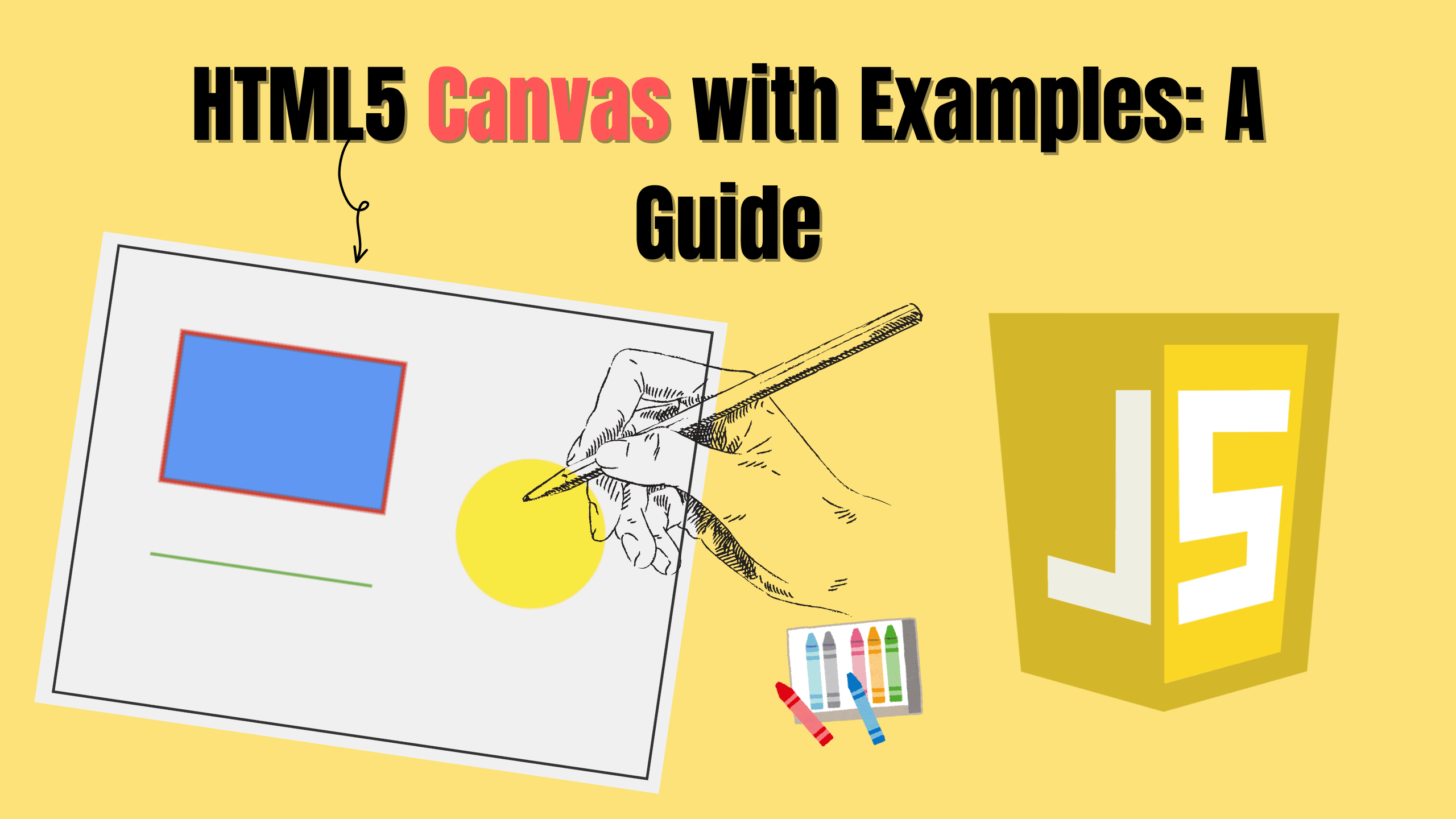 Cover Image of HTML5 Canvas with Examples: A Guide