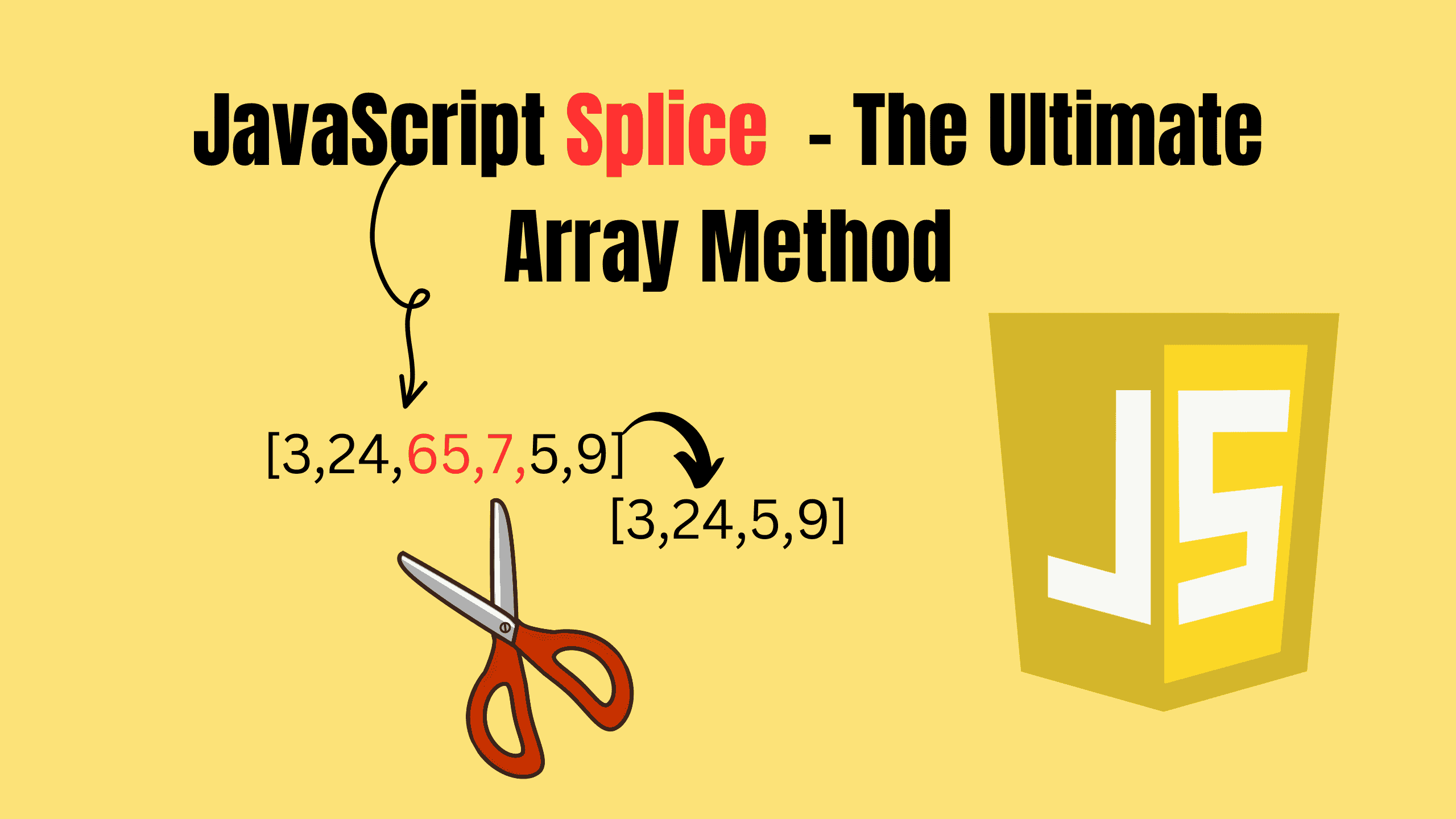 Cover Image of JavaScript Splice - The Ultimate Array Method