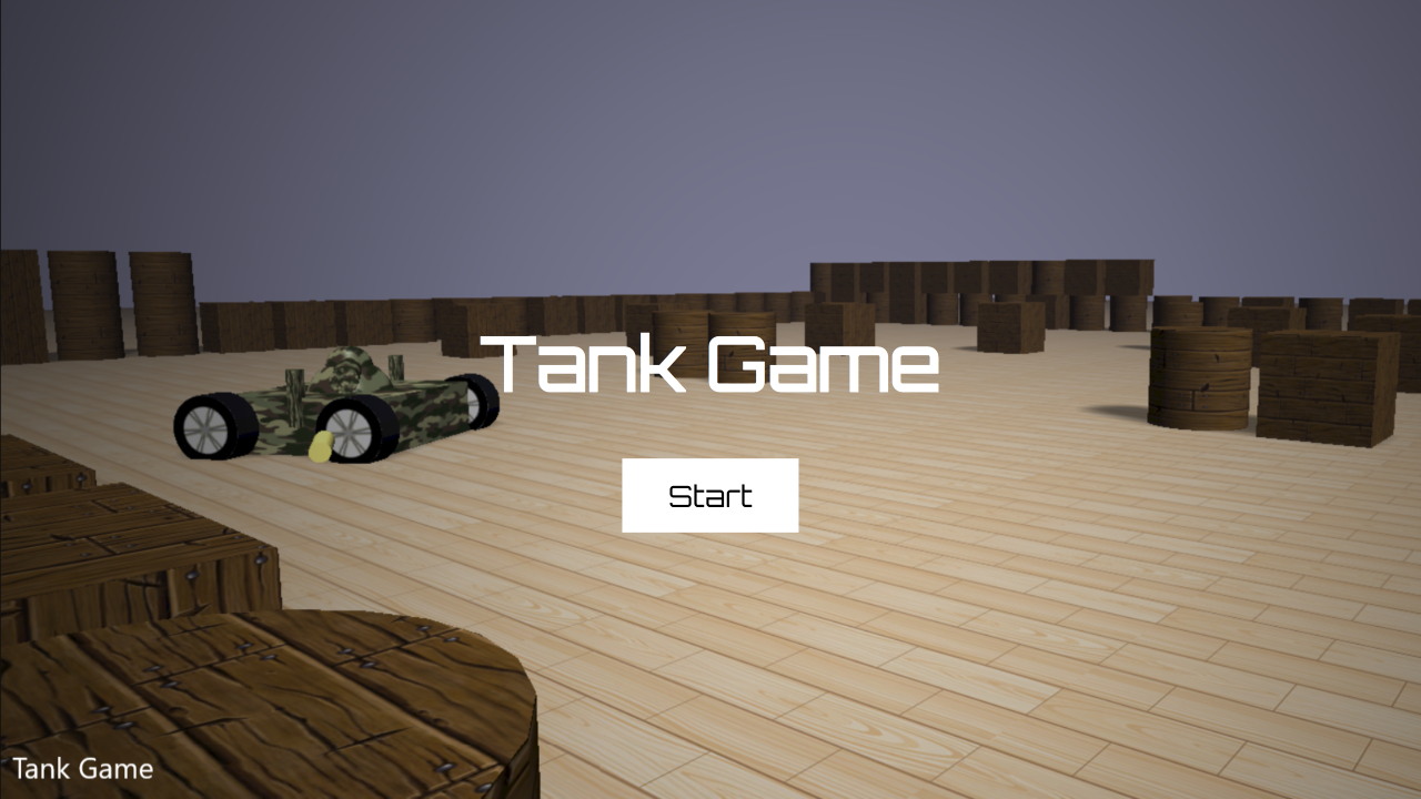 Work Image of 3D Tank Game