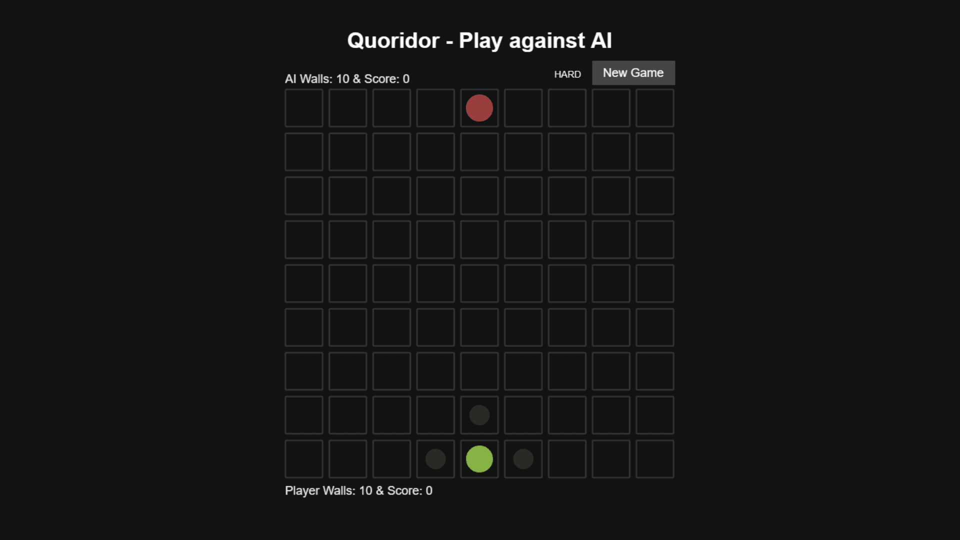 Quoridor - Play with AI Work Image of Quoridor - Play with AI