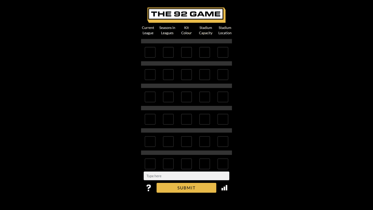 The 92 Game Work Image of The 92 Game