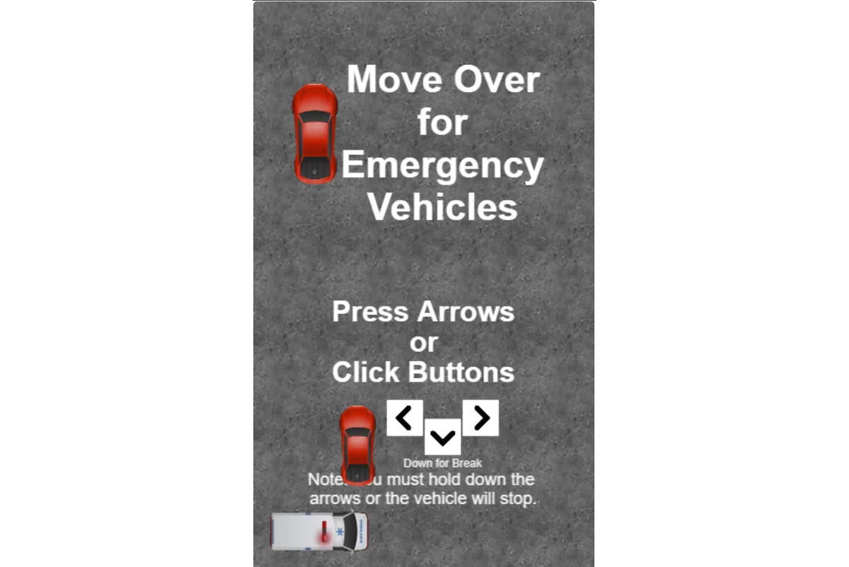 Work Image of Move Over for Emergency Vehicles (2)