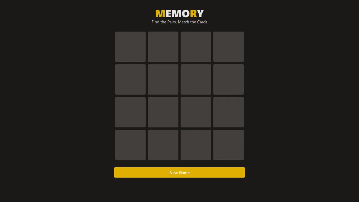 Work Image of Memory Game (1)