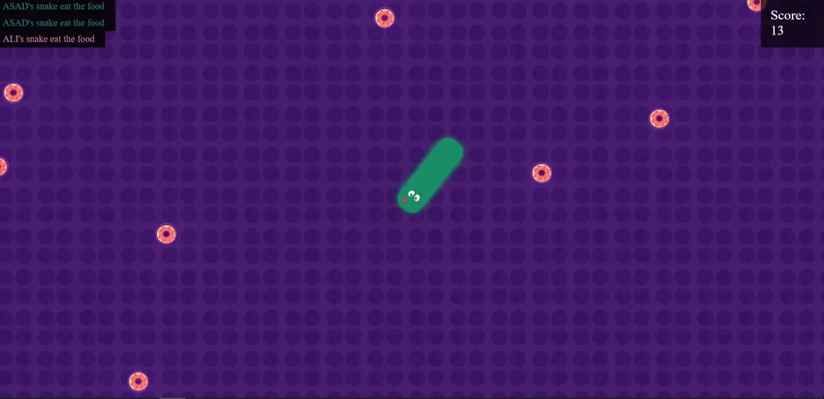 Multiplayer Snake Work Image of Multiplayer Snake
