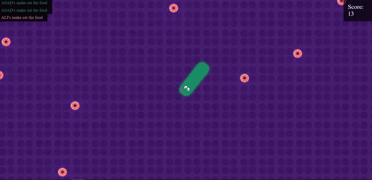 Multiplayer Snake Work Image of Multiplayer Snake