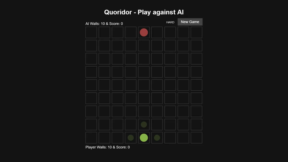 Quoridor - Play with AI Work Image of Quoridor - Play with AI
