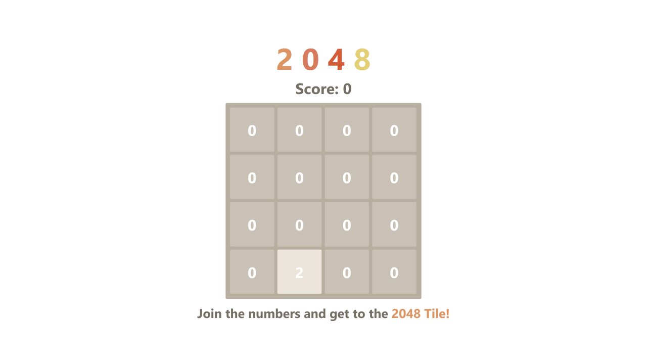2048 Work Image of 2048