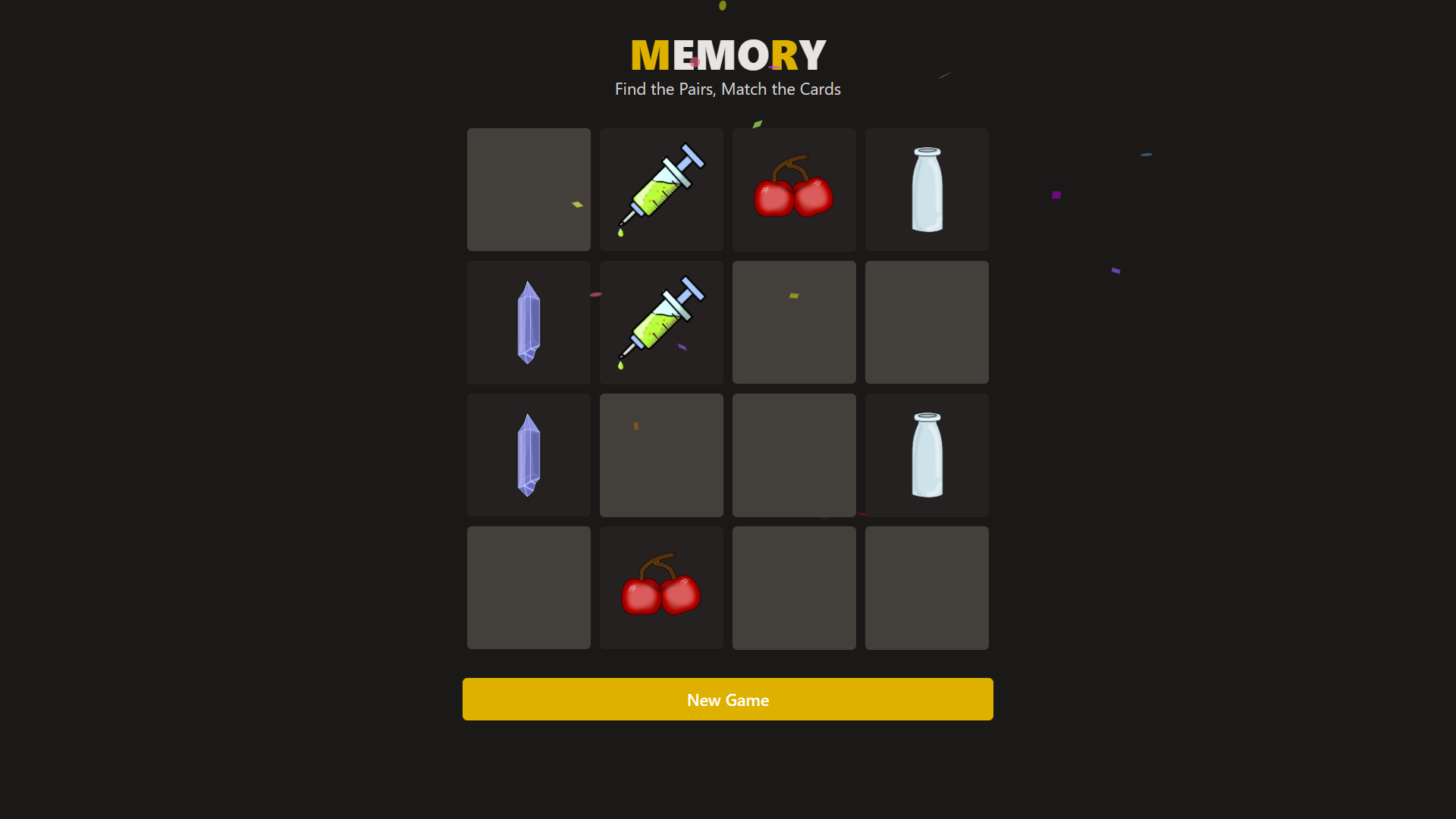 Work Image of Memory Game (2)