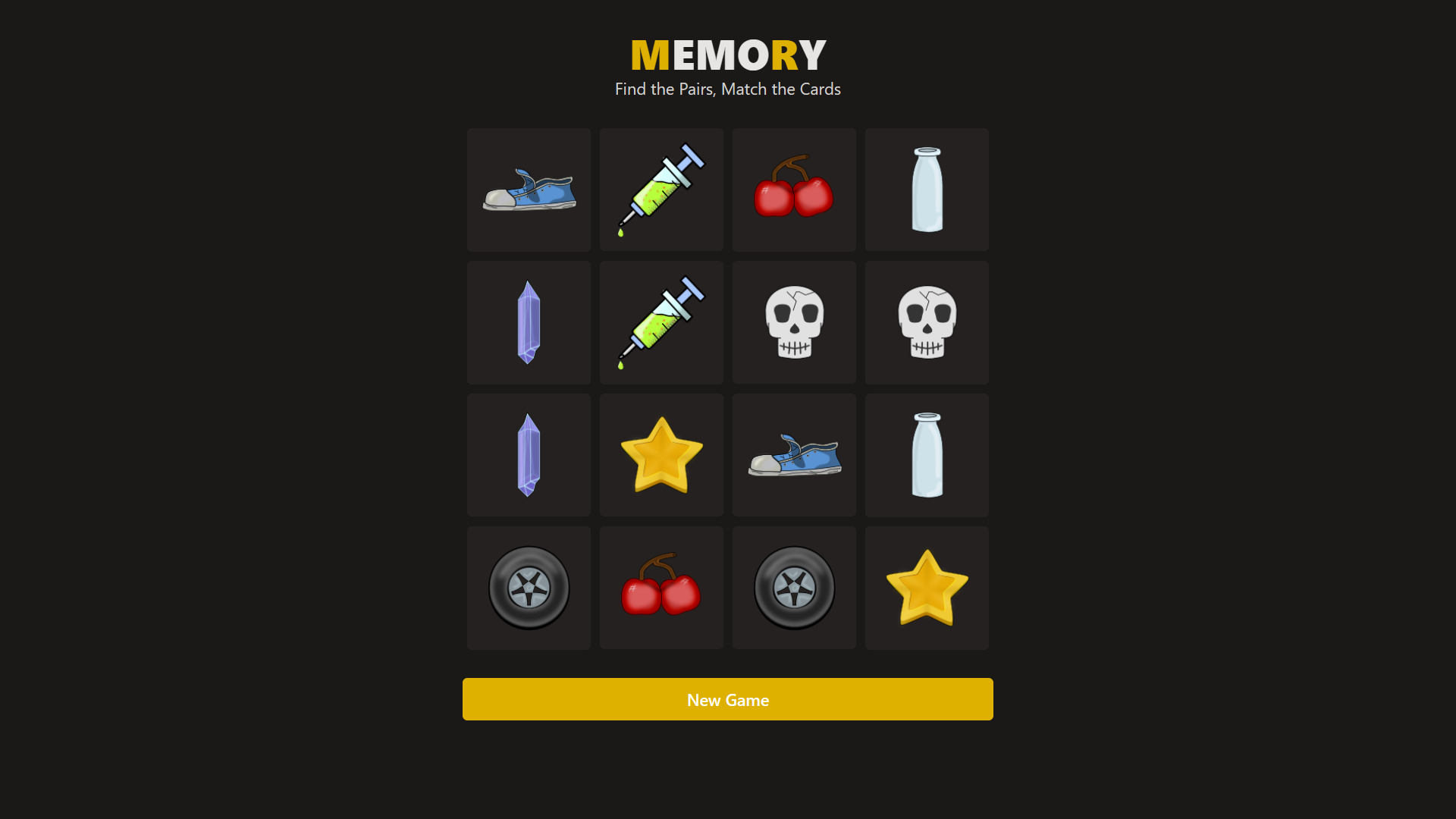 Work Image of Memory Game (3)