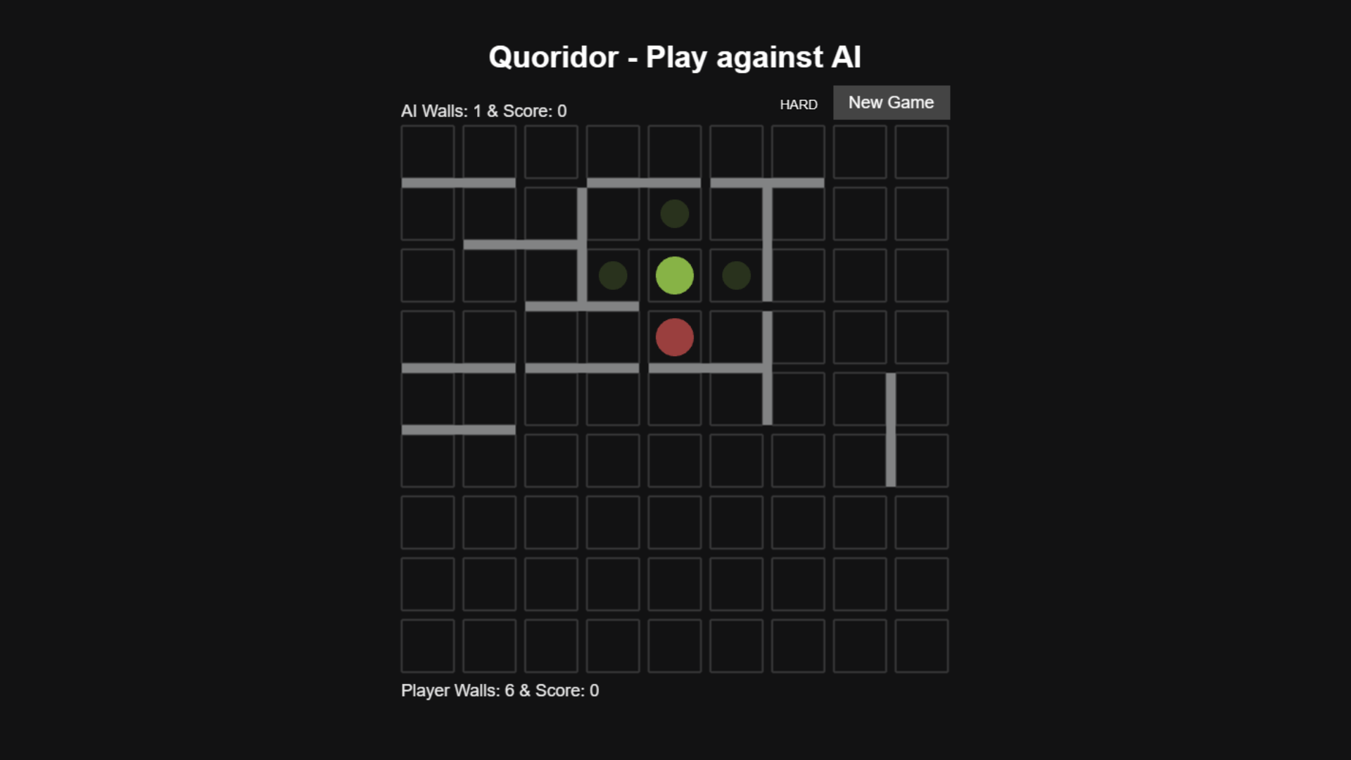 Work Image of Quoridor - Play with AI (3)