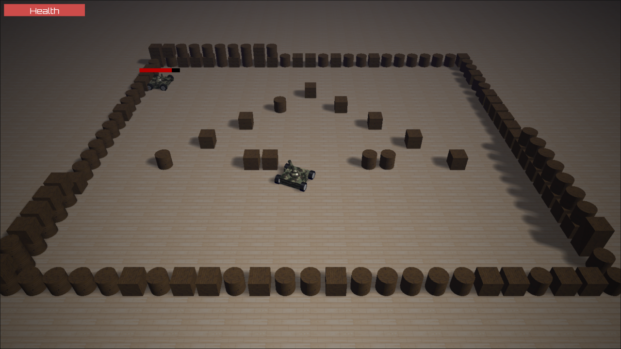 Work Image of 3D Tank Game (3)