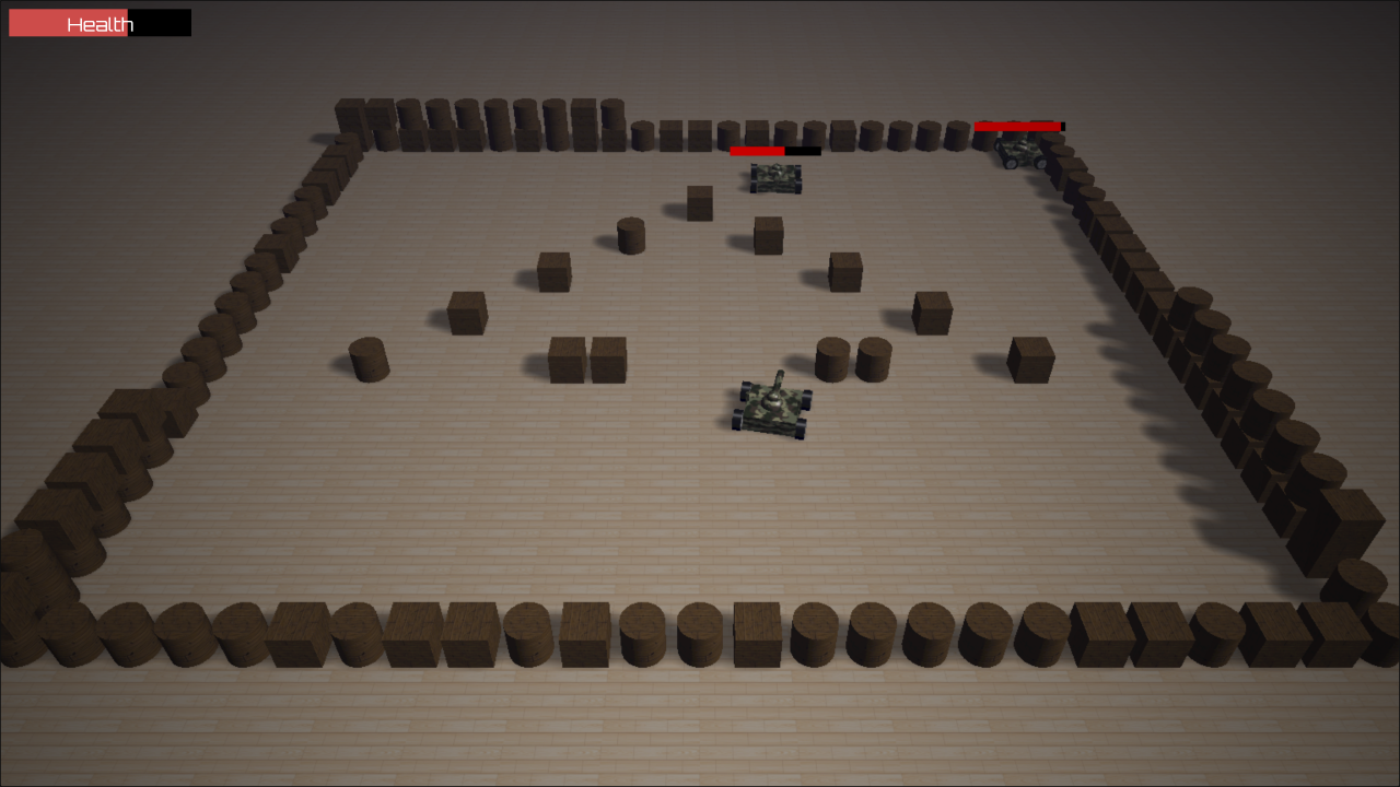 Work Image of 3D Tank Game (4)