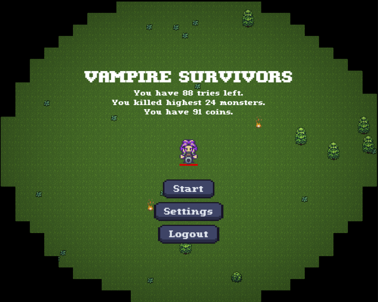 Vampire Survivors Work Image of Vampire Survivors