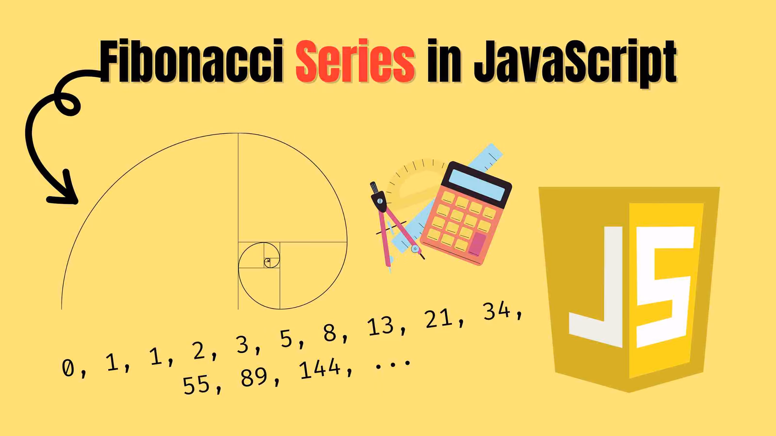 Cover Image of Fibonacci Series in JavaScript