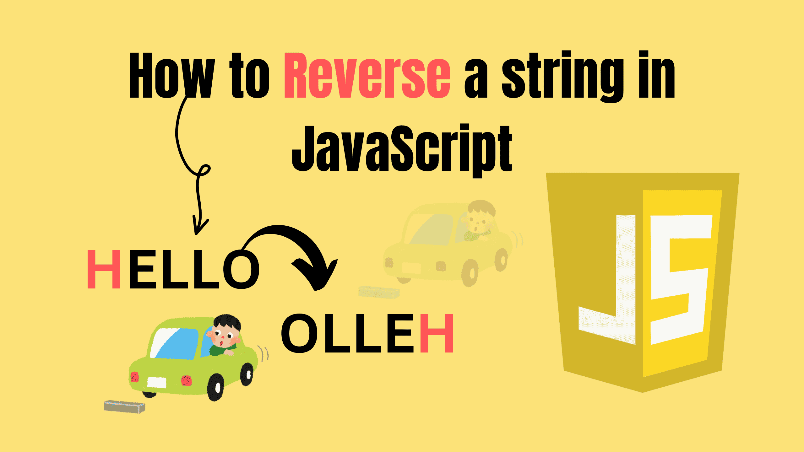 How to reverse a string in JavaScript Cover Image of How to reverse a string in JavaScript