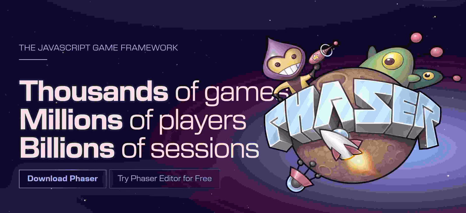 Phaser JS for game development