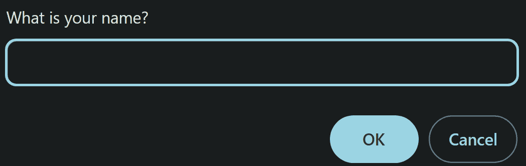 Prompt In JavaScript