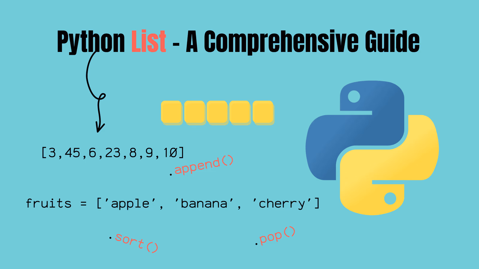 Python List - A Comprehensive Guide Cover Image of Python List - A Comprehensive Guide